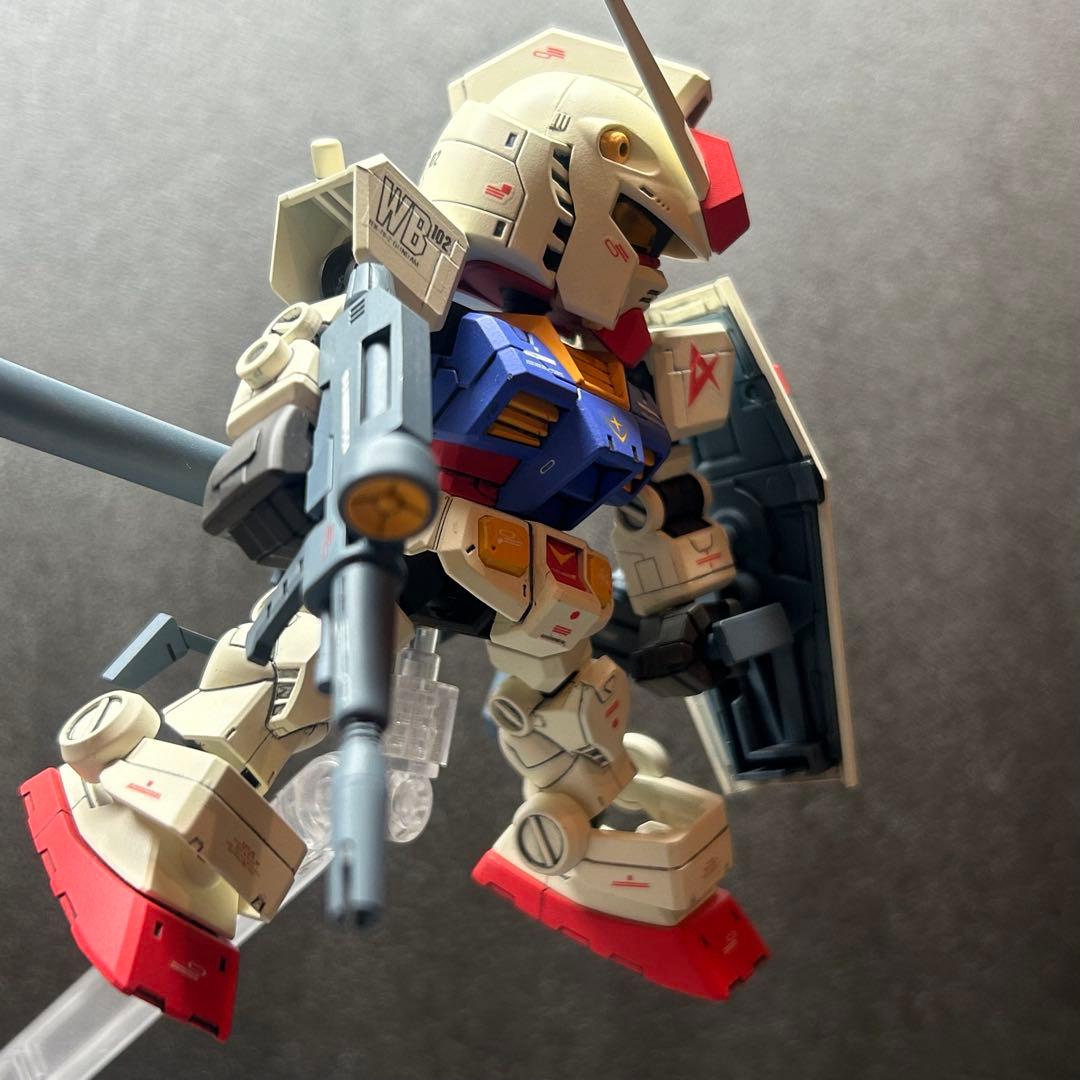 SDガンダム クロスシルエット　RX-78ガンダム　シャア専用ザク　2点