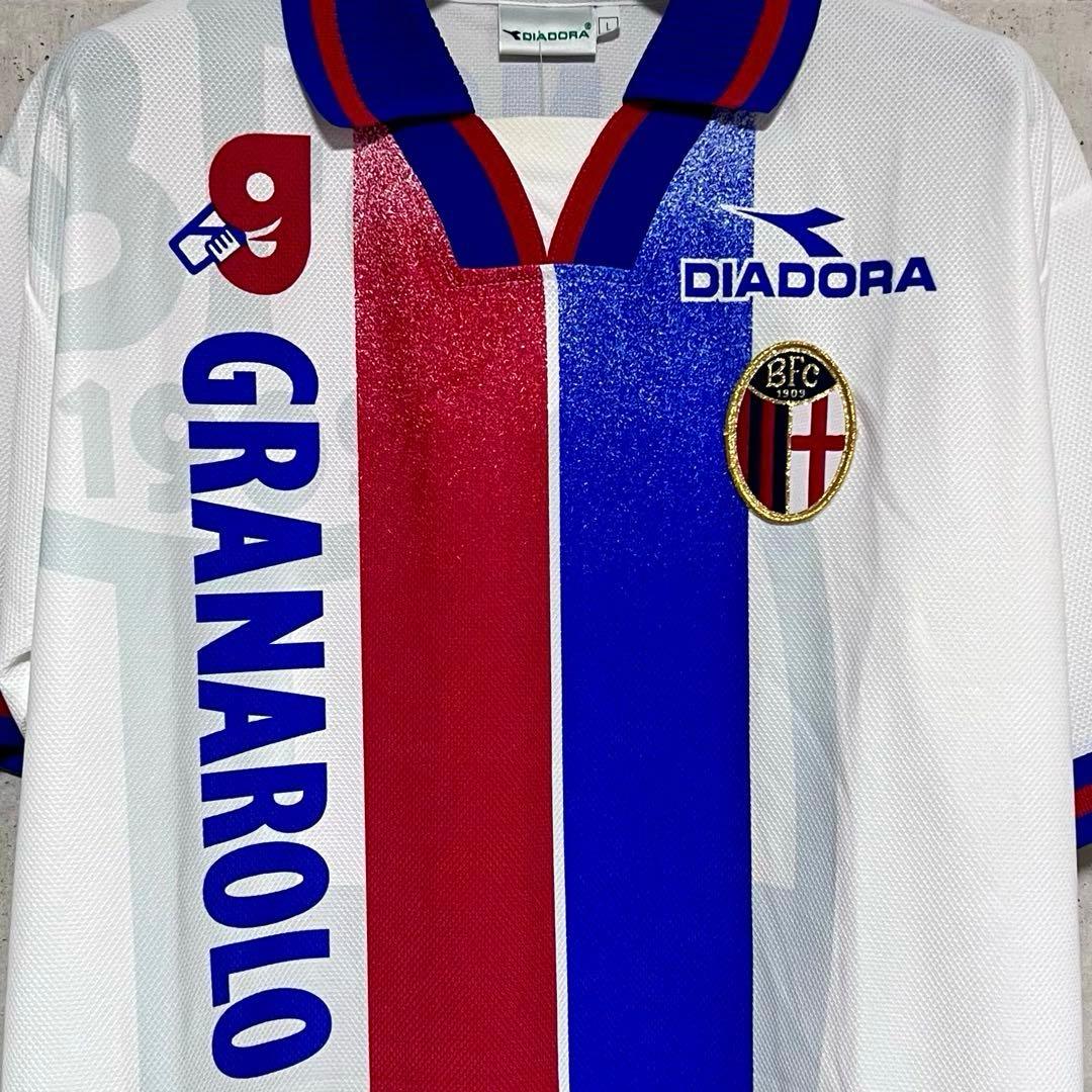 【新品/タグ付き】98/99 ボローニャFC ♯10 シニョーリ【L】アウェイ