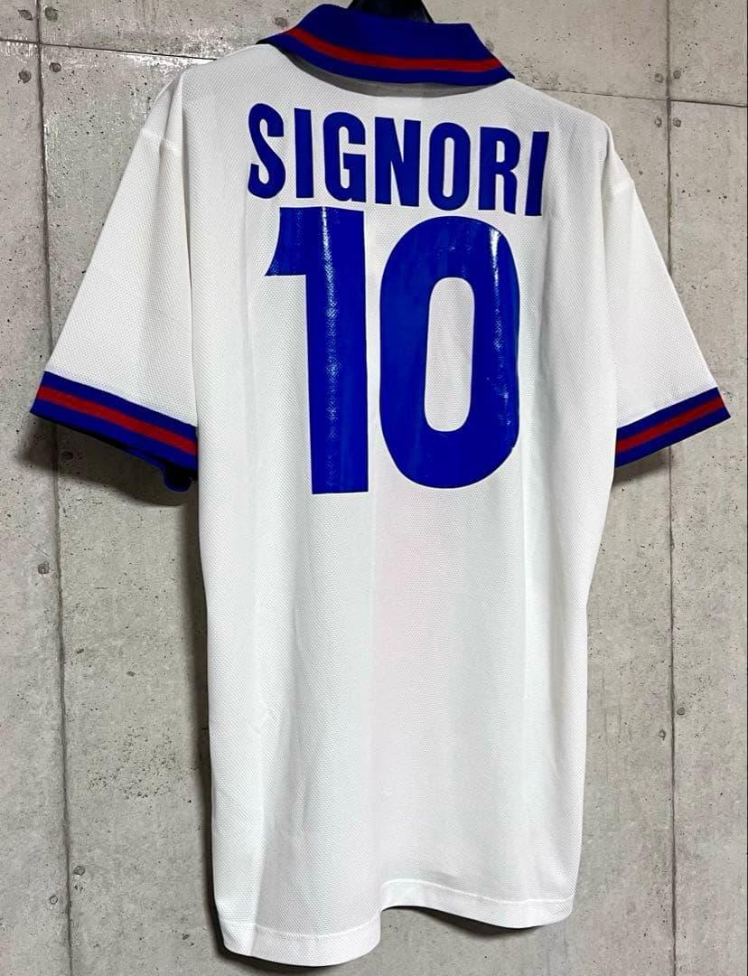 【新品/タグ付き】98/99 ボローニャFC ♯10 シニョーリ【L】アウェイ