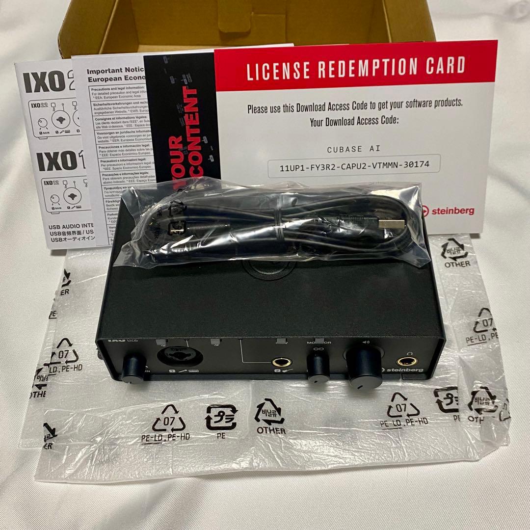 STEINBERG IXO12 B ブラック USBオーディオインターフェイス