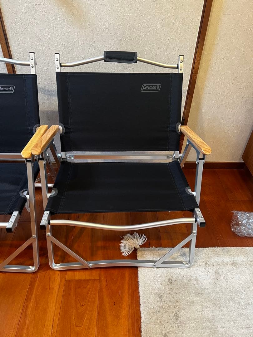 コールマン　コンパクトフォールディングチェア （ブラック）　2脚