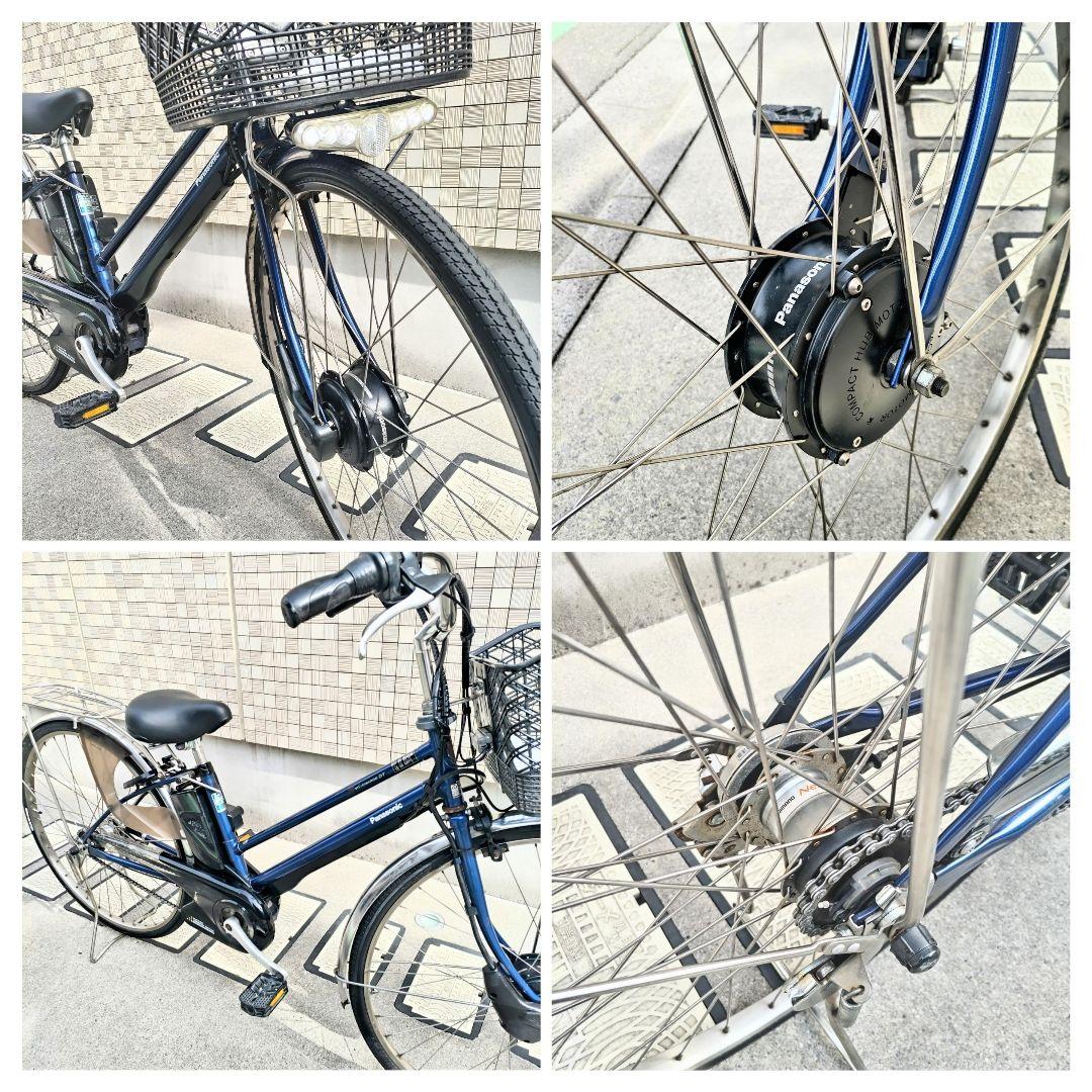 バッテリー新同レベル パナソニック回生充電 電動アシスト自転車 Viviチャージ