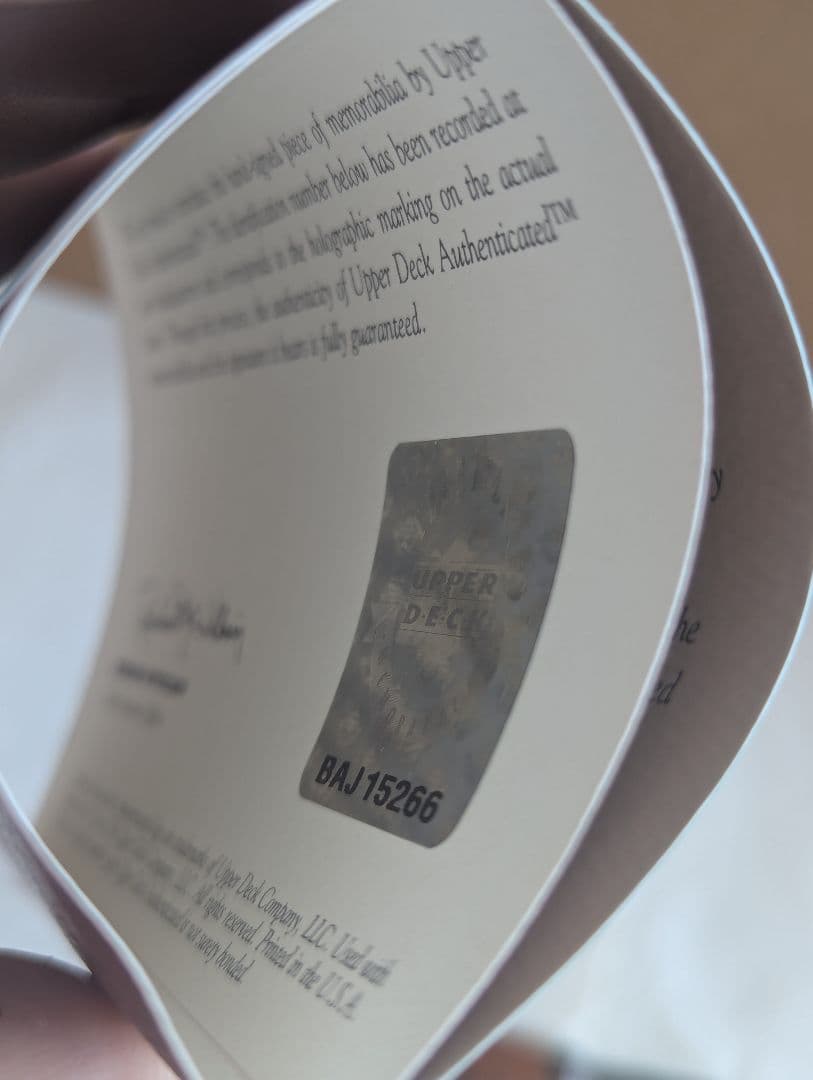 イチロー サイン入り オーセンティックユニフォーム　151限定upperdeck