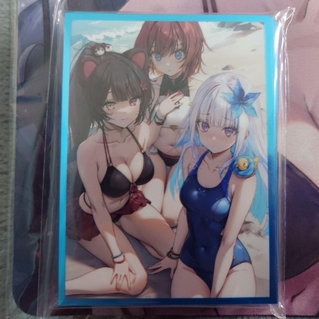 α2 にじさんじ 水着&さんばか アンジュ&リゼ&とこ スリーブ&プレイマット