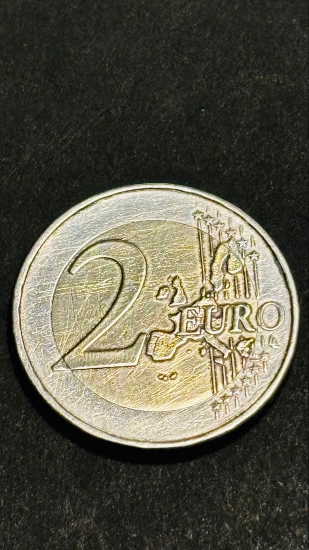 アンティーク2002年 (D)2ユーロ硬貨 ドイツ