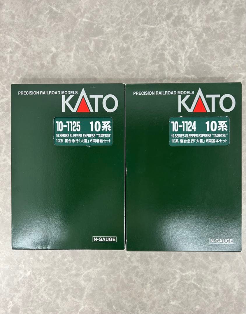 ②KATO 10-1124.1125 10系 寝台特急「大雪」基本.増結セット