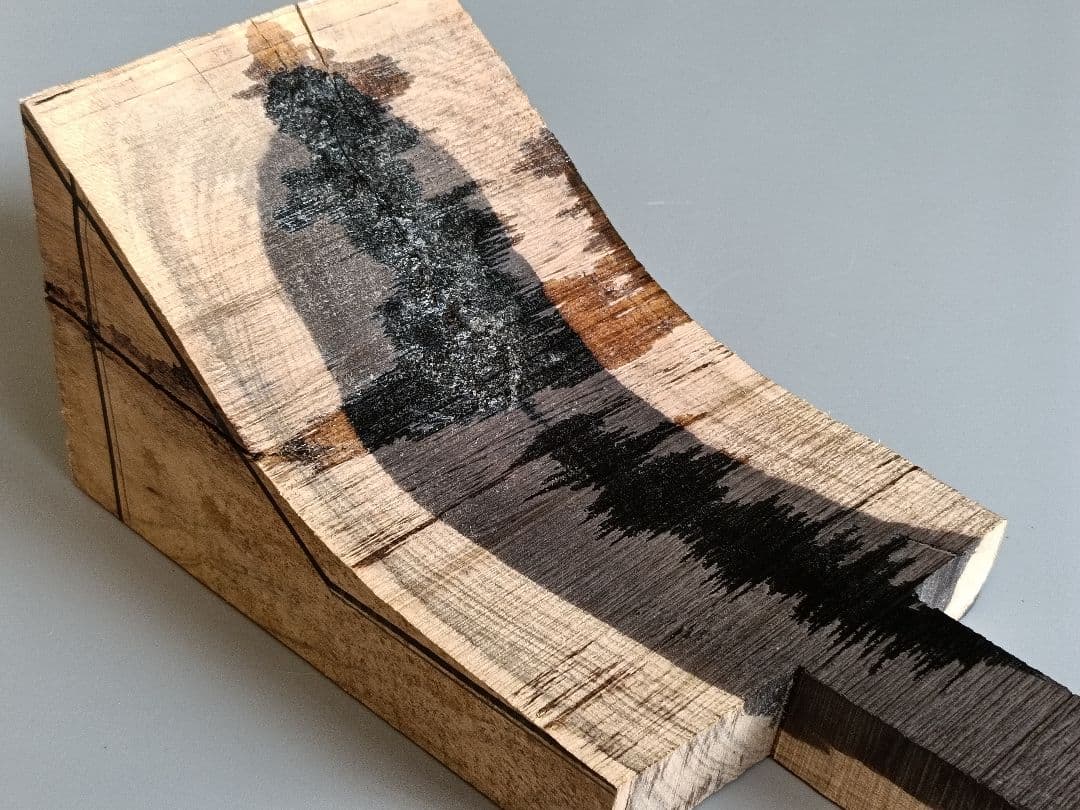 希少 沖縄三線用 棹材 沖縄本島今帰仁産黒木原木令和6年7月木取り済 その2