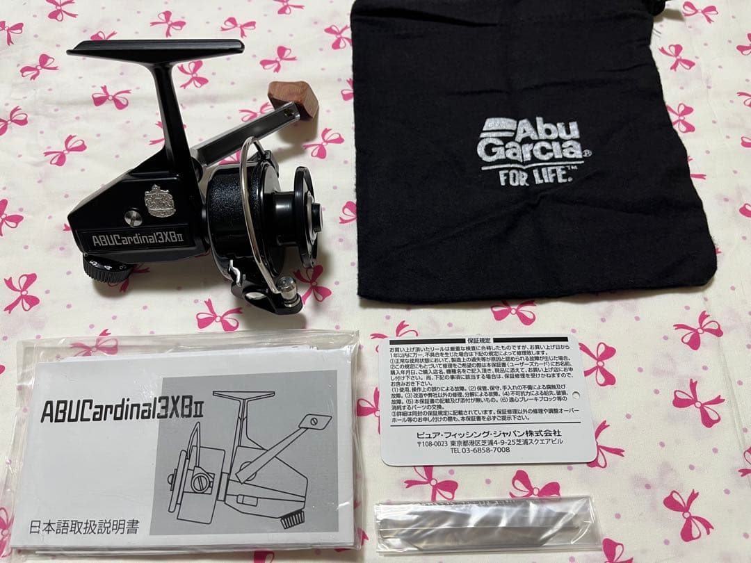 新品未使用ABU Cardinal 3XBⅡスピニングリール