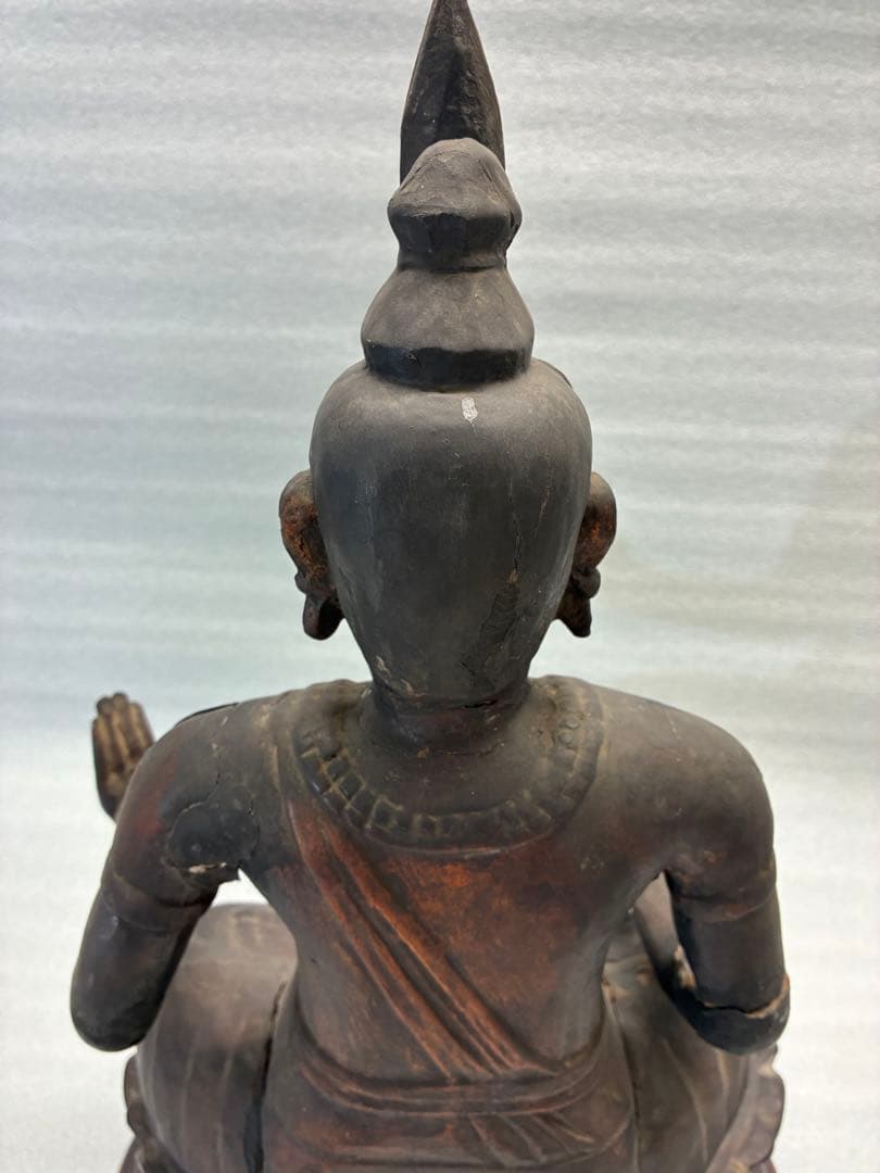 仏像　木彫り　時代物　高さ約41㎝