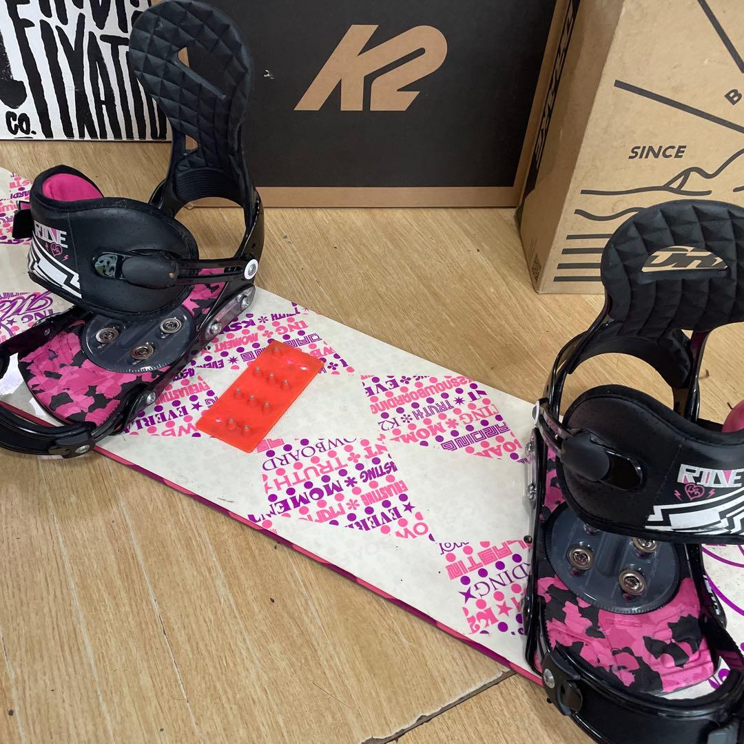 K2×RIDE　希少130代　バイン付　ライド　スノーボードセット