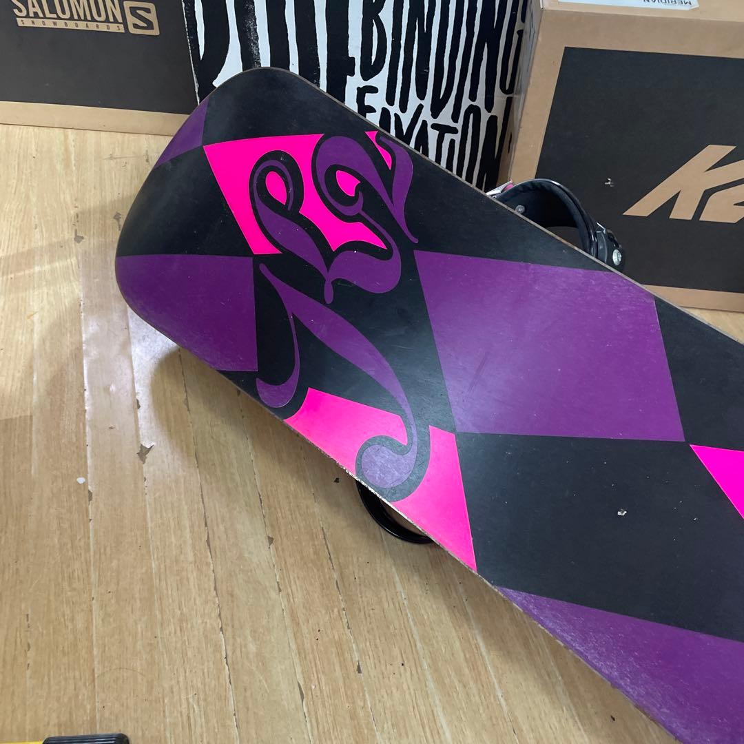 K2×RIDE　希少130代　バイン付　ライド　スノーボードセット