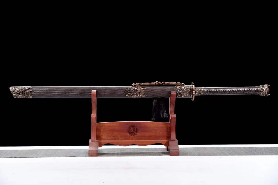 【魔刀を飲む】古兵器 武具　刀装具　日本刀　模造刀 居合刀 長尺
