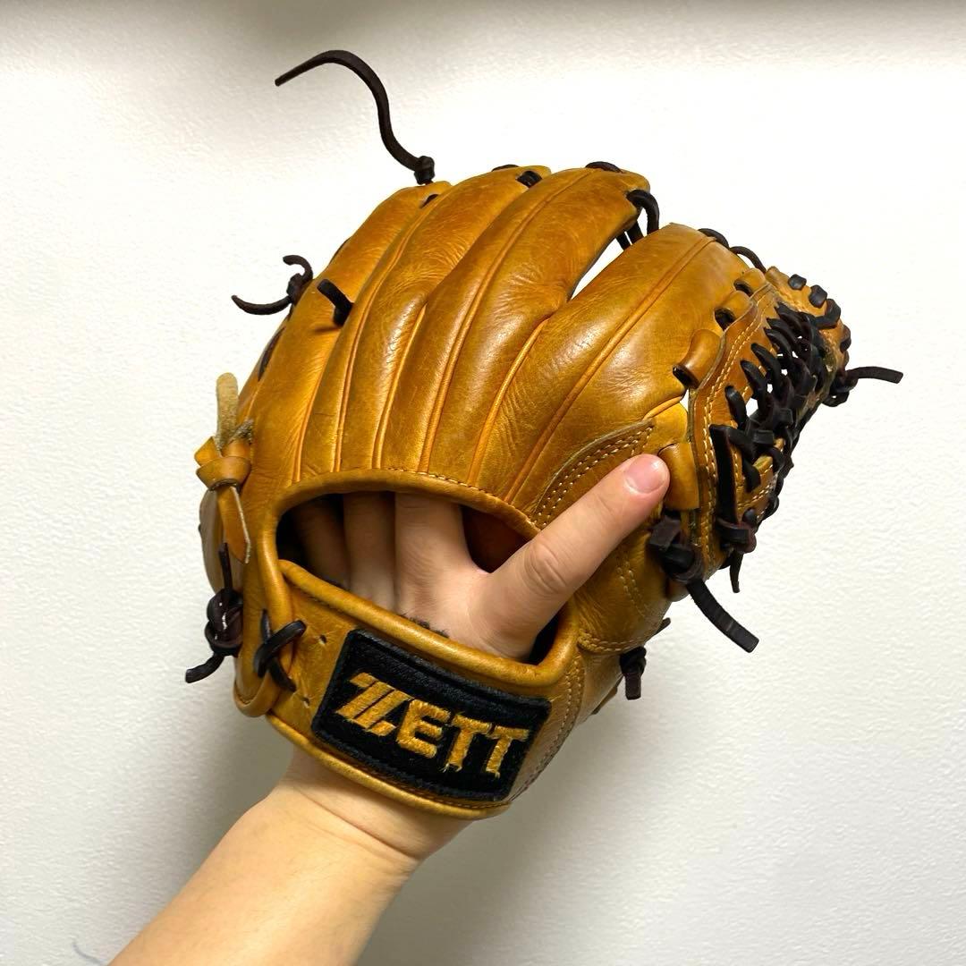 ZETT プロステイタス 型抜群 即戦力 硬式 内野手用グローブ