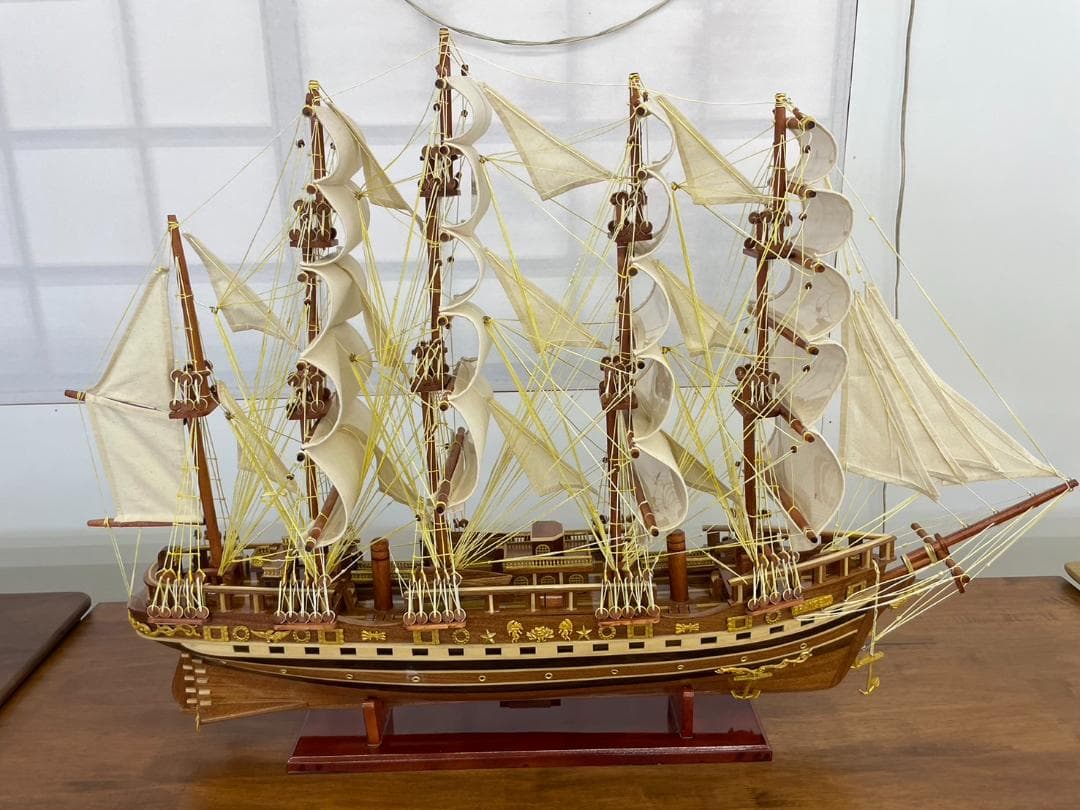 帆船模型　FRANCEⅡ　限定モデル　船　モデルシップ　職人手作り　舟　軍艦