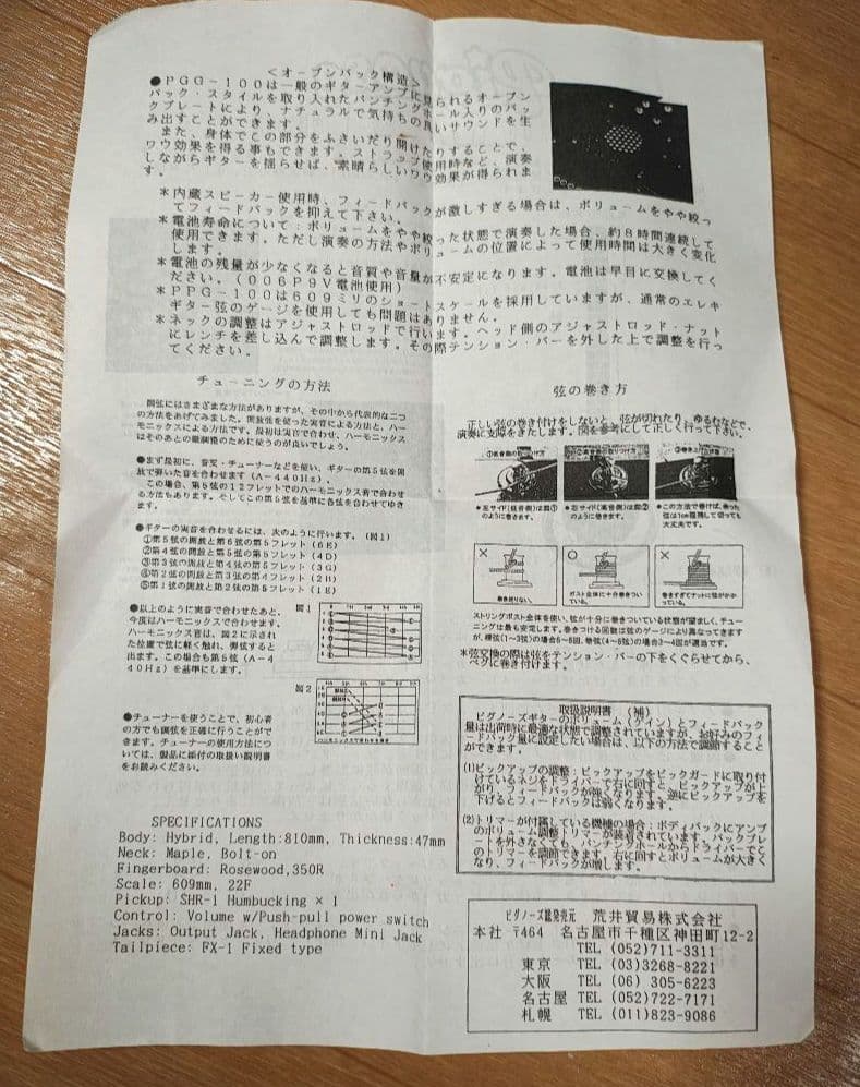 Pignose ピグノーズ PGG-100 アンプ内蔵ギター