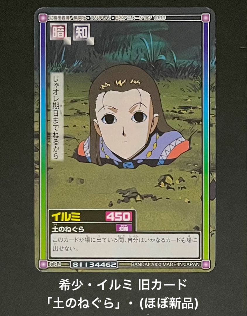 HUNTER×HUNTER イルミ・ゾルディック カード「土のねぐら」