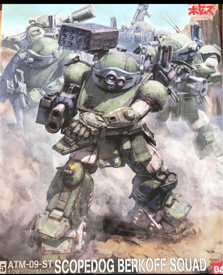 1/20ボトムズ　スコープドッグ　バーコフ小隊＋ファッティー陸戦型各１点