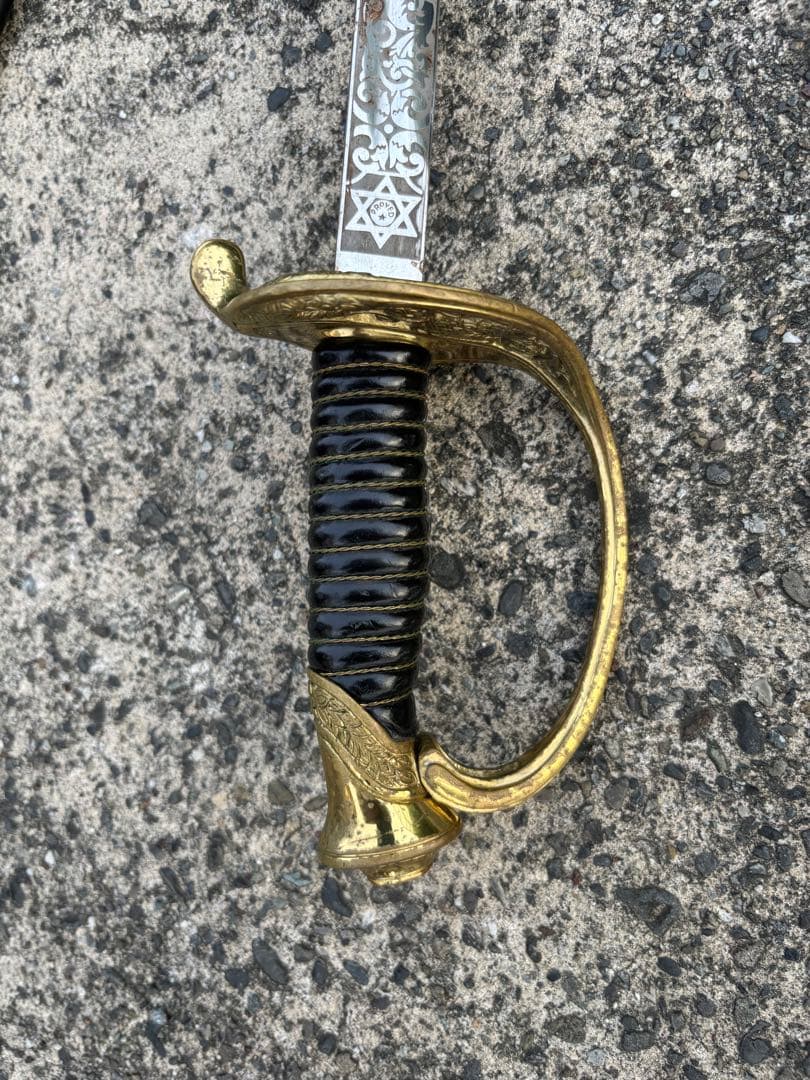 吉海M35 米軍 式典用サーベル 模造刀 鞘付 28インチ 全長86cm