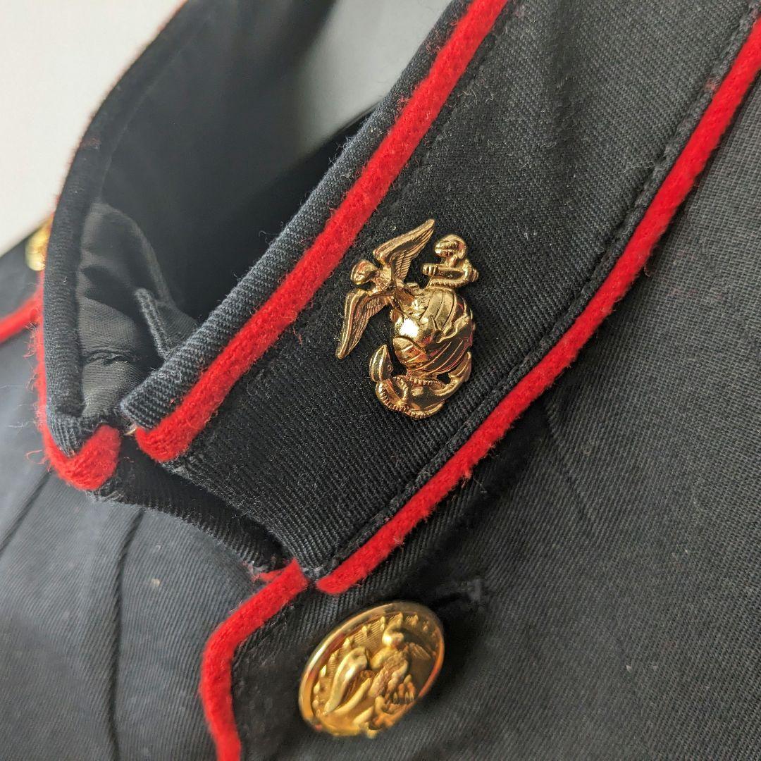 米軍　USMC ブルードレスジャケット　ブルードレスパンツ　良品　②