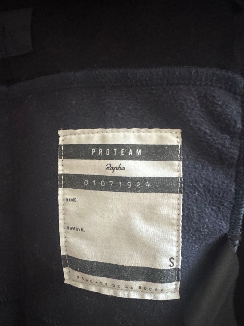 Rapha Pro Team ウィンドジャケット S サイズ、ネイビー