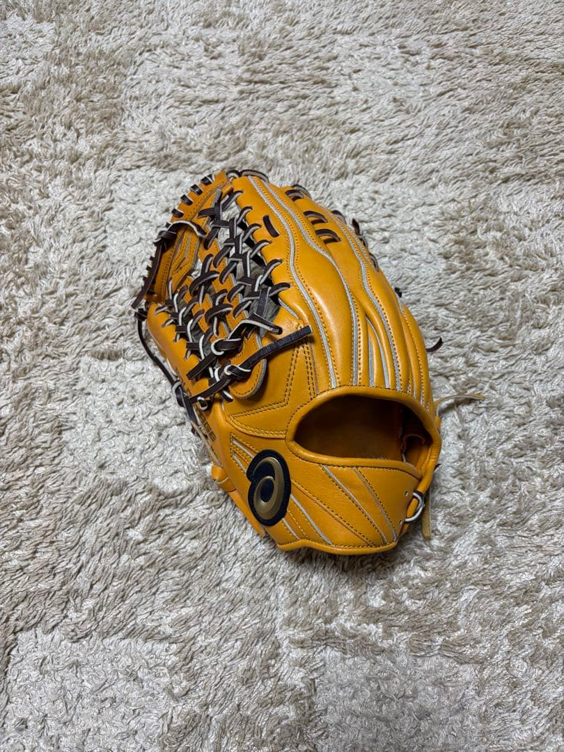 アシックス　硬式　左利きグローブ　312A128