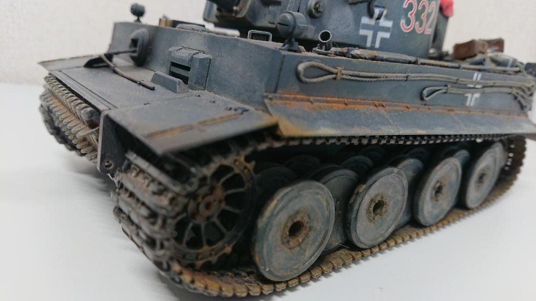 タミヤ  ドイツ重戦車 タイガーⅠ 初期生産型