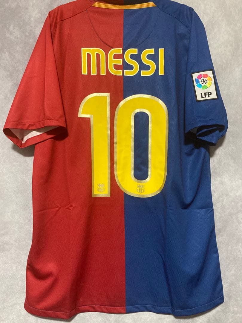 【正規品】メッシ　バルセロナ　08/09 ホームレプリカ