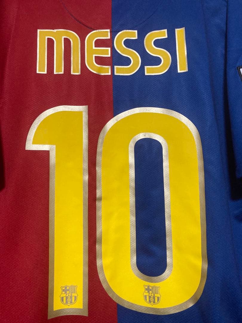 【正規品】メッシ　バルセロナ　08/09 ホームレプリカ