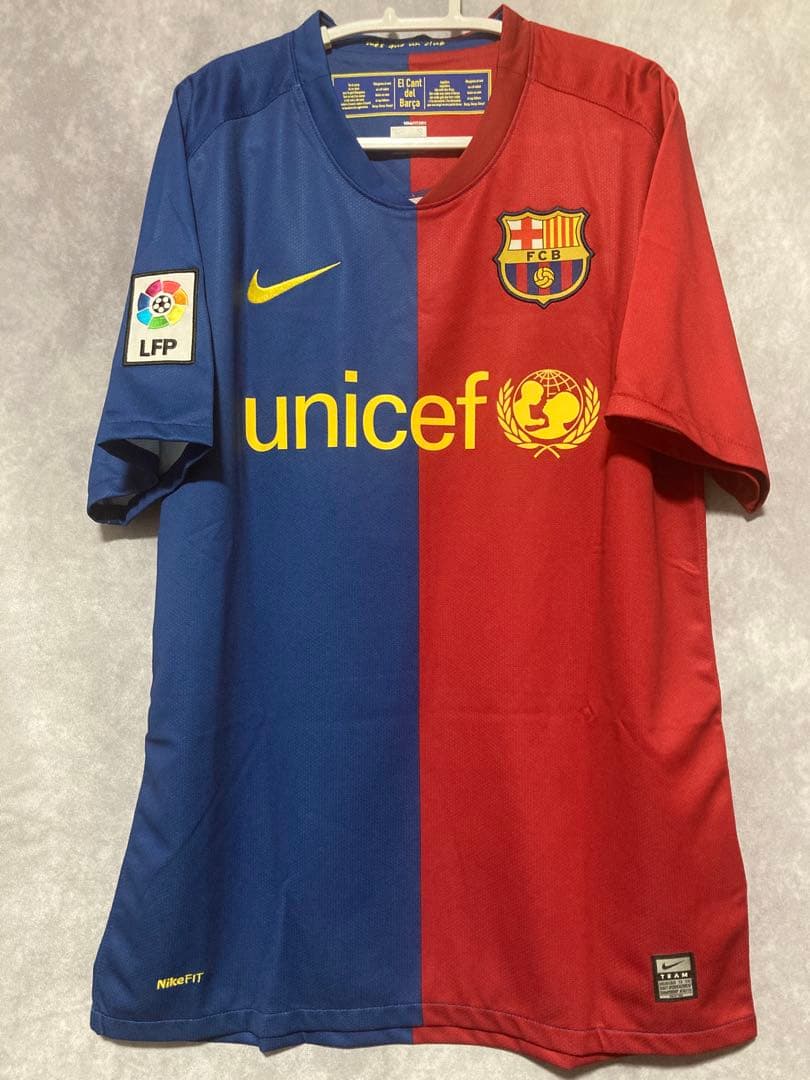 【正規品】メッシ　バルセロナ　08/09 ホームレプリカ
