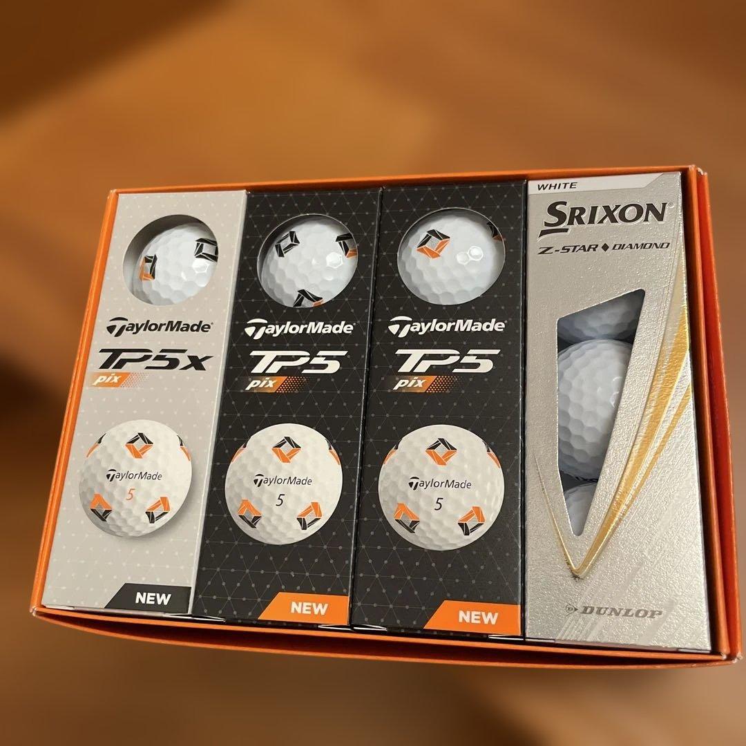 テーラーメイド　TP5x 1ダースとTP5他1ダース