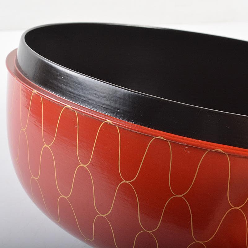 飛来一閑造　金蒔絵　網目食籠　菓子器　蓋物　共布　淡々斎極め箱　V　R7047