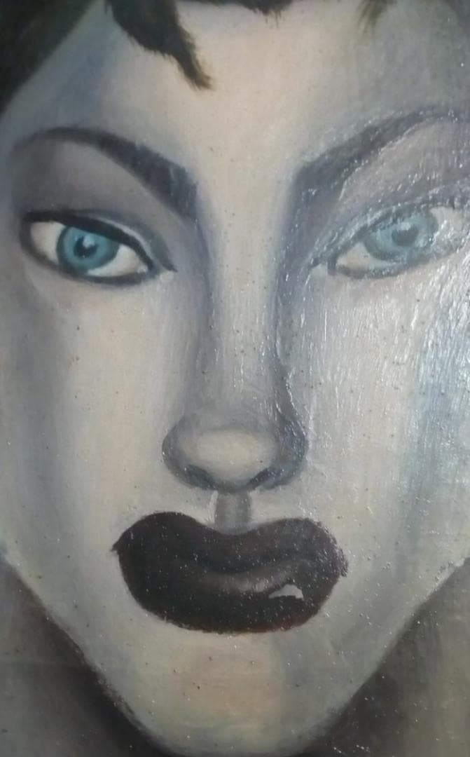 あさのまさひろ真作油彩肉筆10号