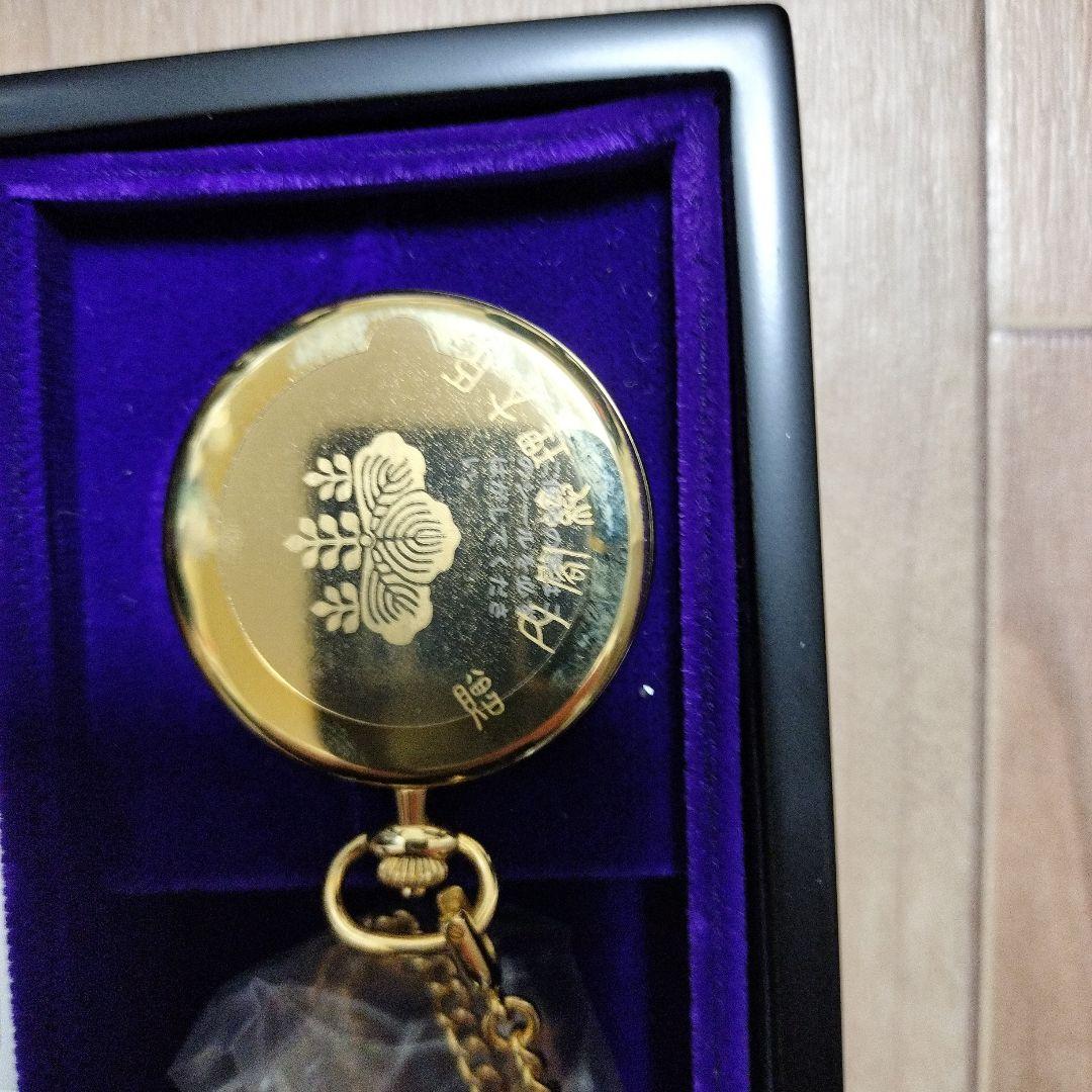 SEIKO ゴールド懐中時計