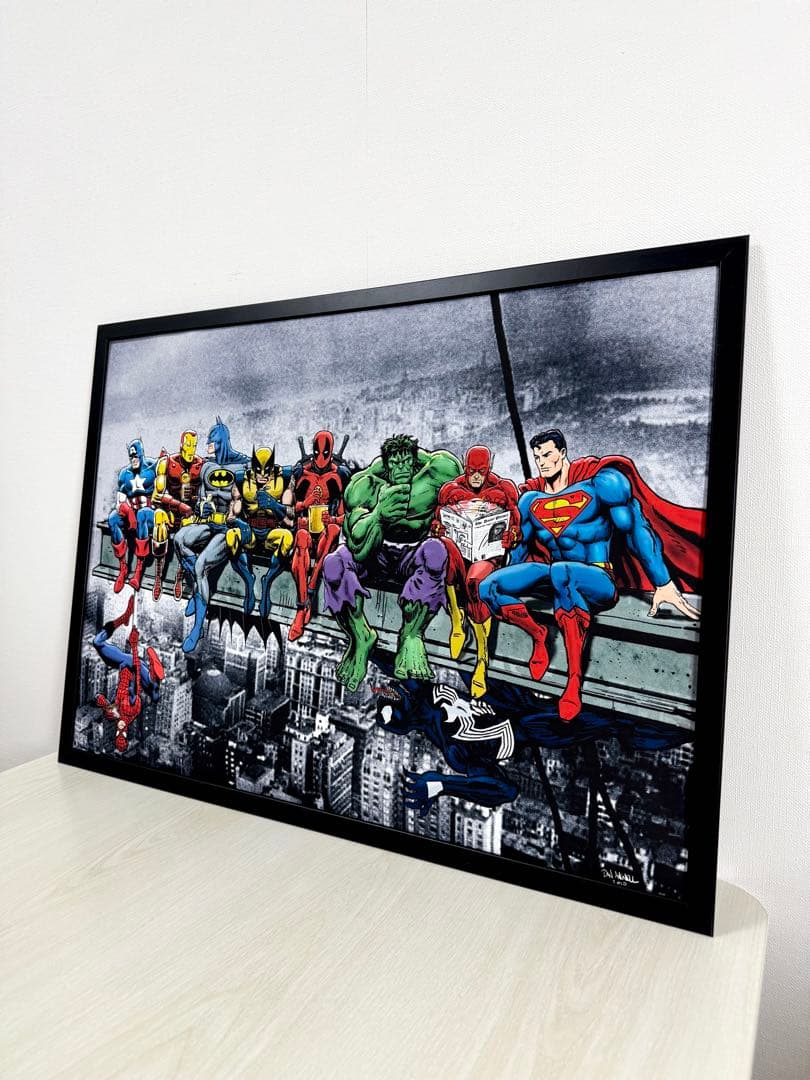 No.172フレーム付きキャンバスアート　アベンジャーズ　スパイダーマン