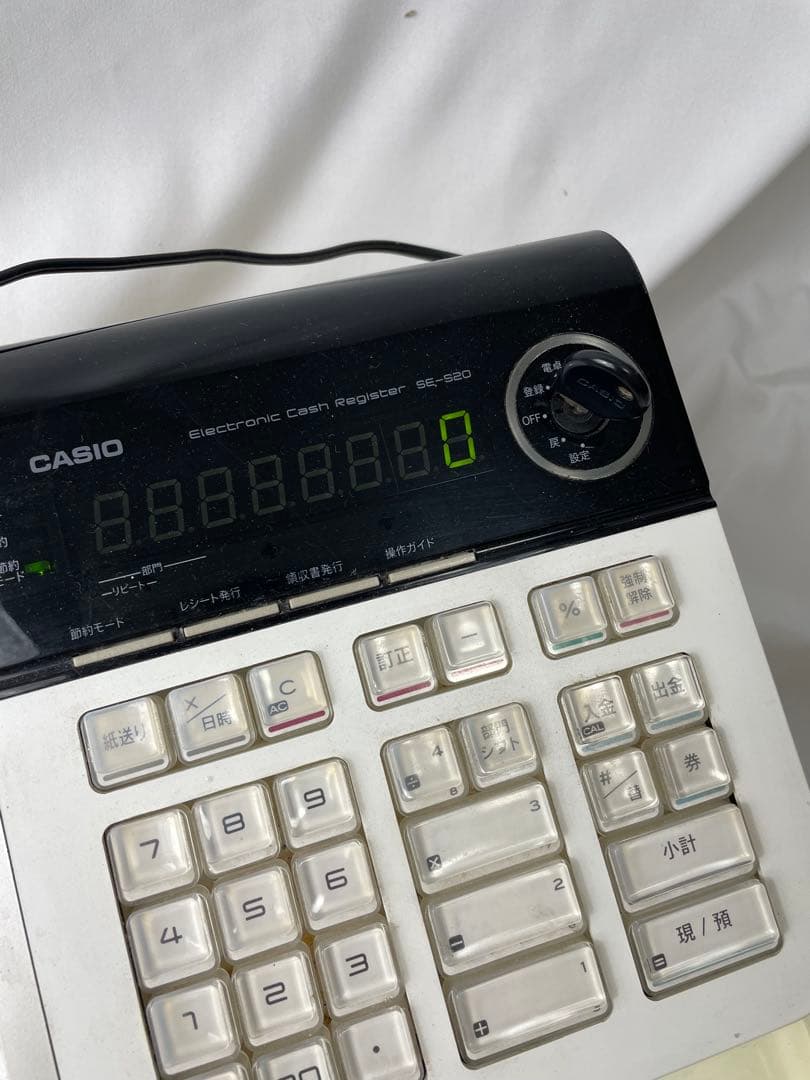 カシオレジスター　SE-S20人気機種　送料無料