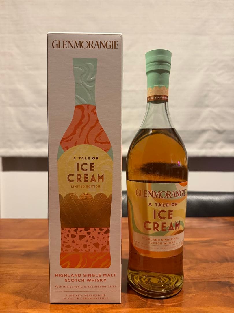 グレンモーレンジィ　アイスクリーム　ウイスキー