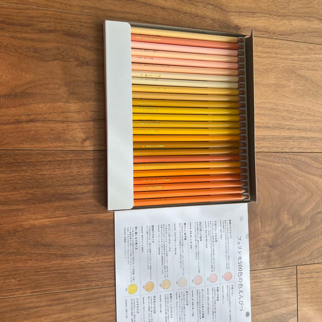 FELISSIMO 500色の色鉛筆セット