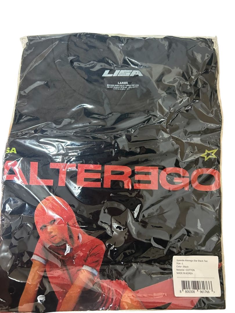 限定 LISA SPEEDI ALTEREGO BLACK STAR TEE