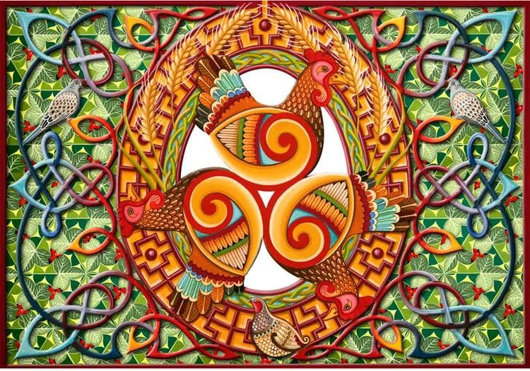 ジグソーパズル　THREE FRENCH HENS（3羽のフランス雌鶏）