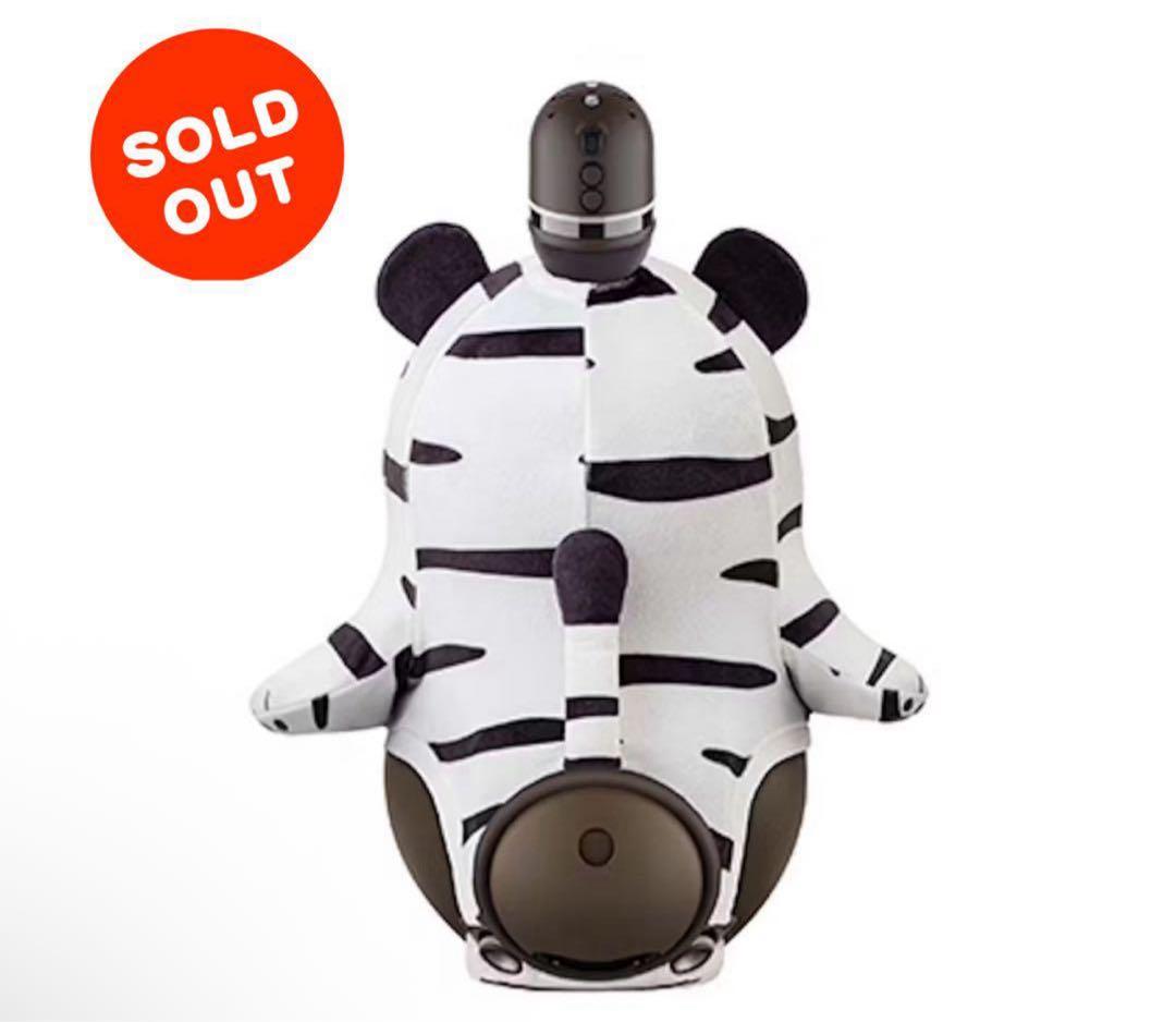 LOVOT ラボット　ホワイトタイガー　アニマルウェア　ベロアカットソー