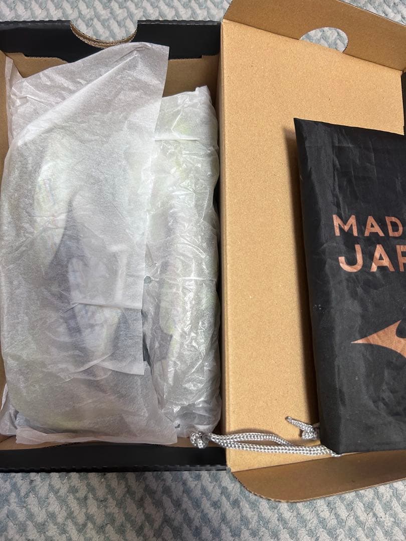 Mizuno サッカーシューズ ホワイト/グリーン Made in Japan