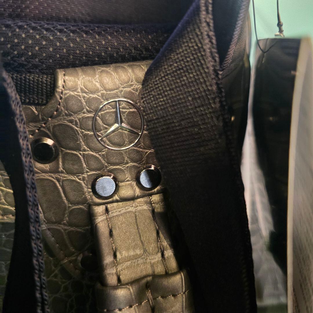 Titleist メルセデス・ベンツ キャディバッグ グレー 型押し