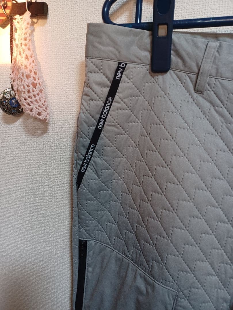 新品✰newbalancegolfキルティングゴルフウェア上下 蓄熱保温防風撥水