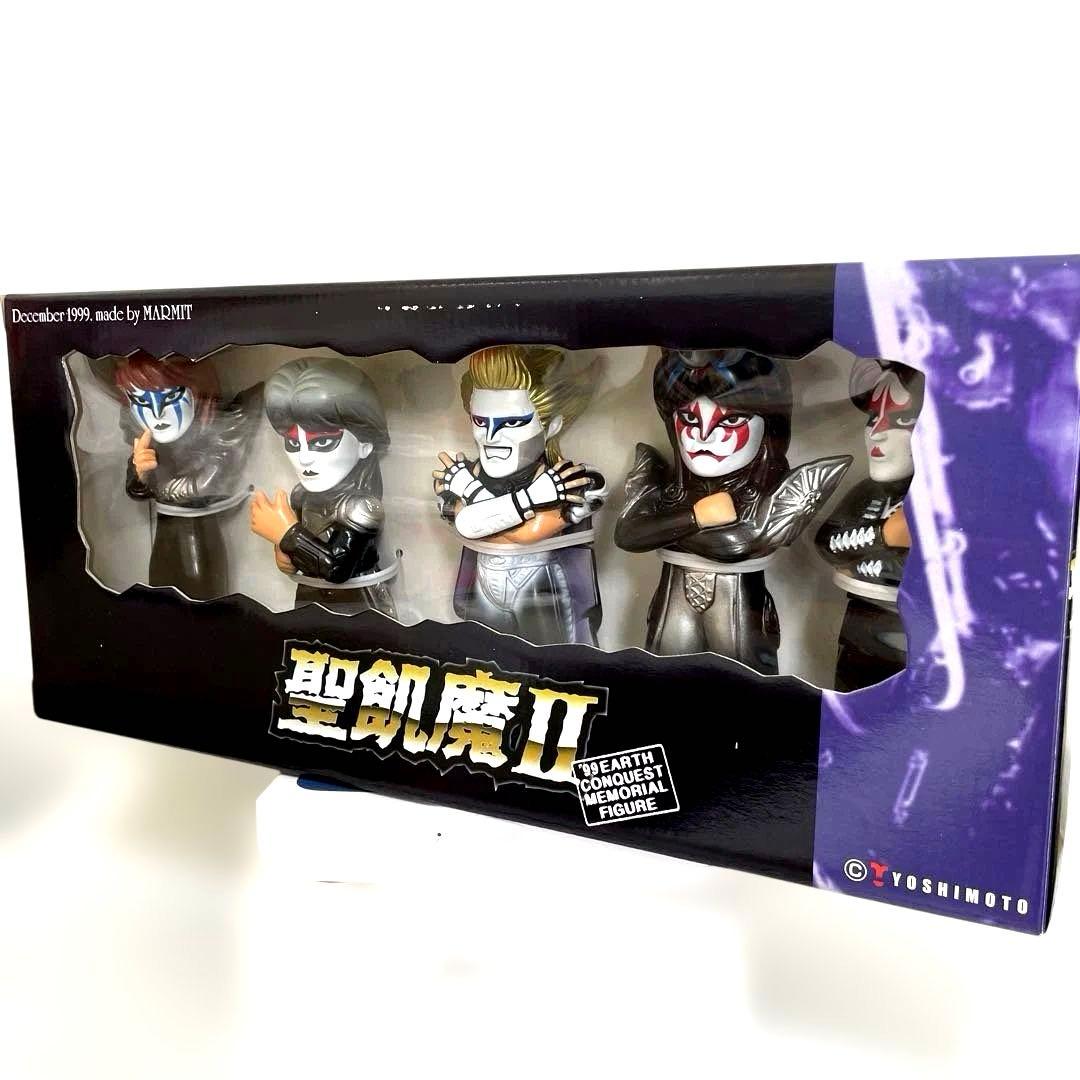 s*y様 【新品・美品】　聖飢魔Ⅱ　フィギュア５体セット マーミット　ソフビ