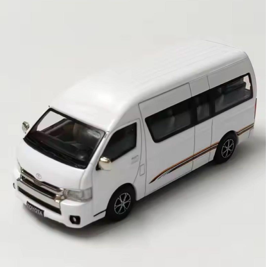 MASSDI 1/64 トヨタ ハイエース 2台セット H200 白 ホワイト