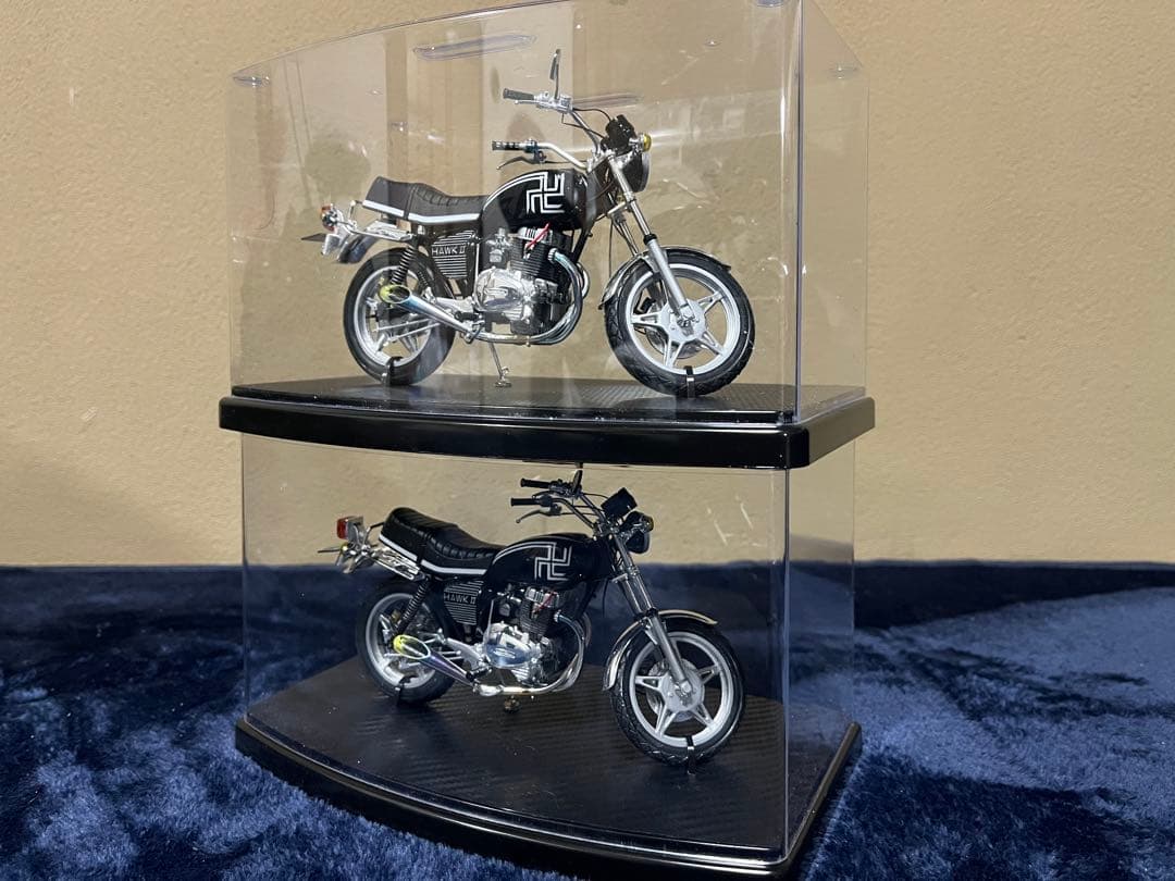 『m.』HONDA HAWK II プラモデル完成品（マイキーバブ仕様）