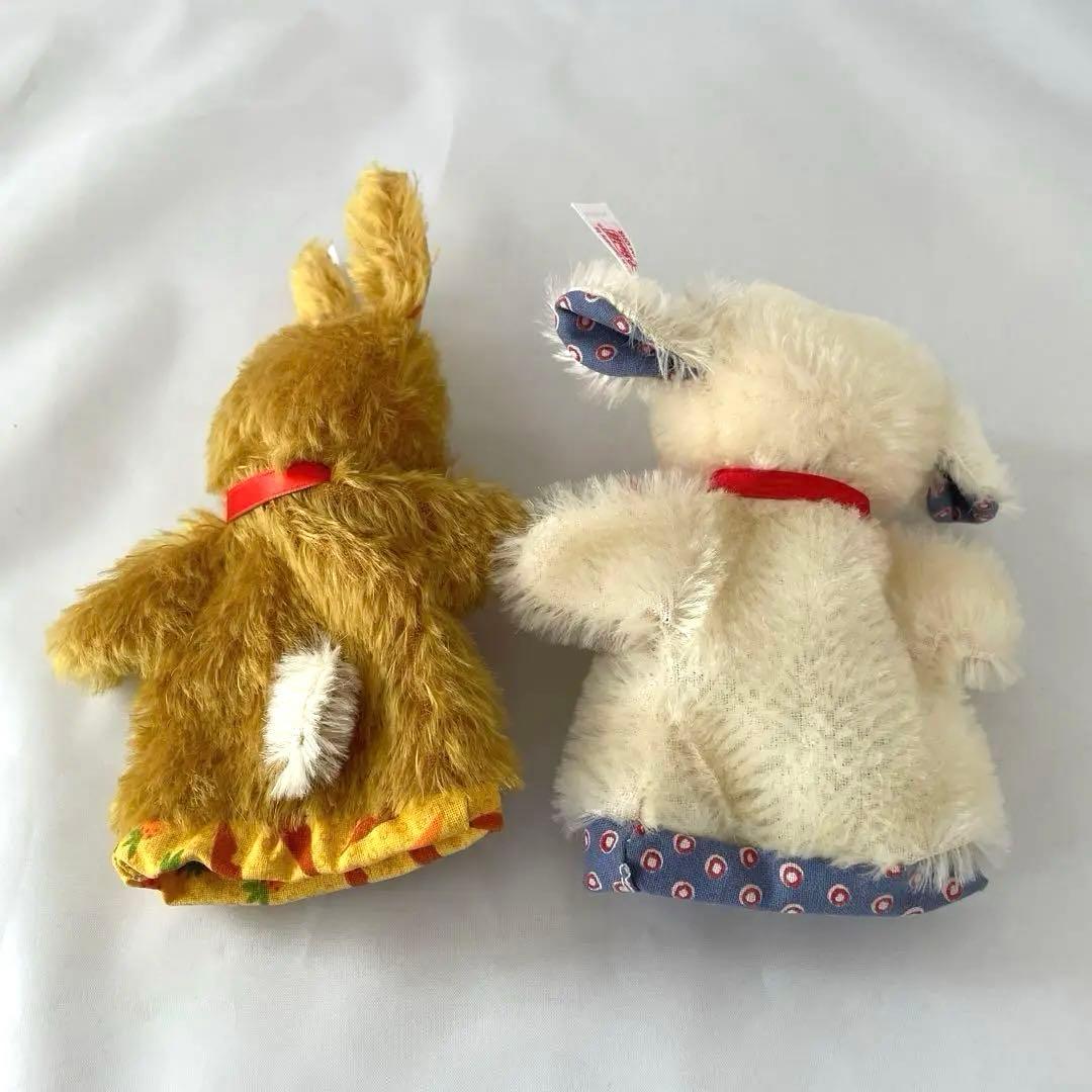 レア！Steiff シュタイフ　エッグコージーセット　ラビット＆ラム