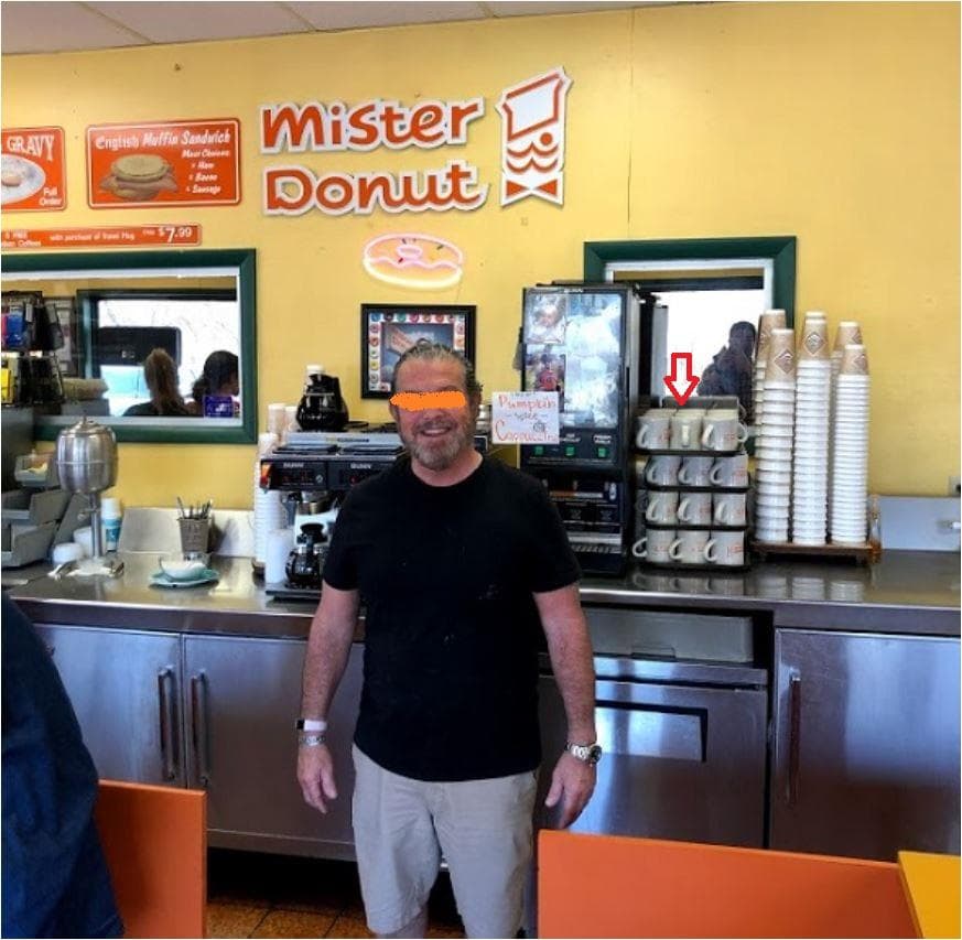 ミスド　マグカップ　（Ｖｅｒｒｙ　Ｏｌｄ　＆　Ｒａｒｅ）