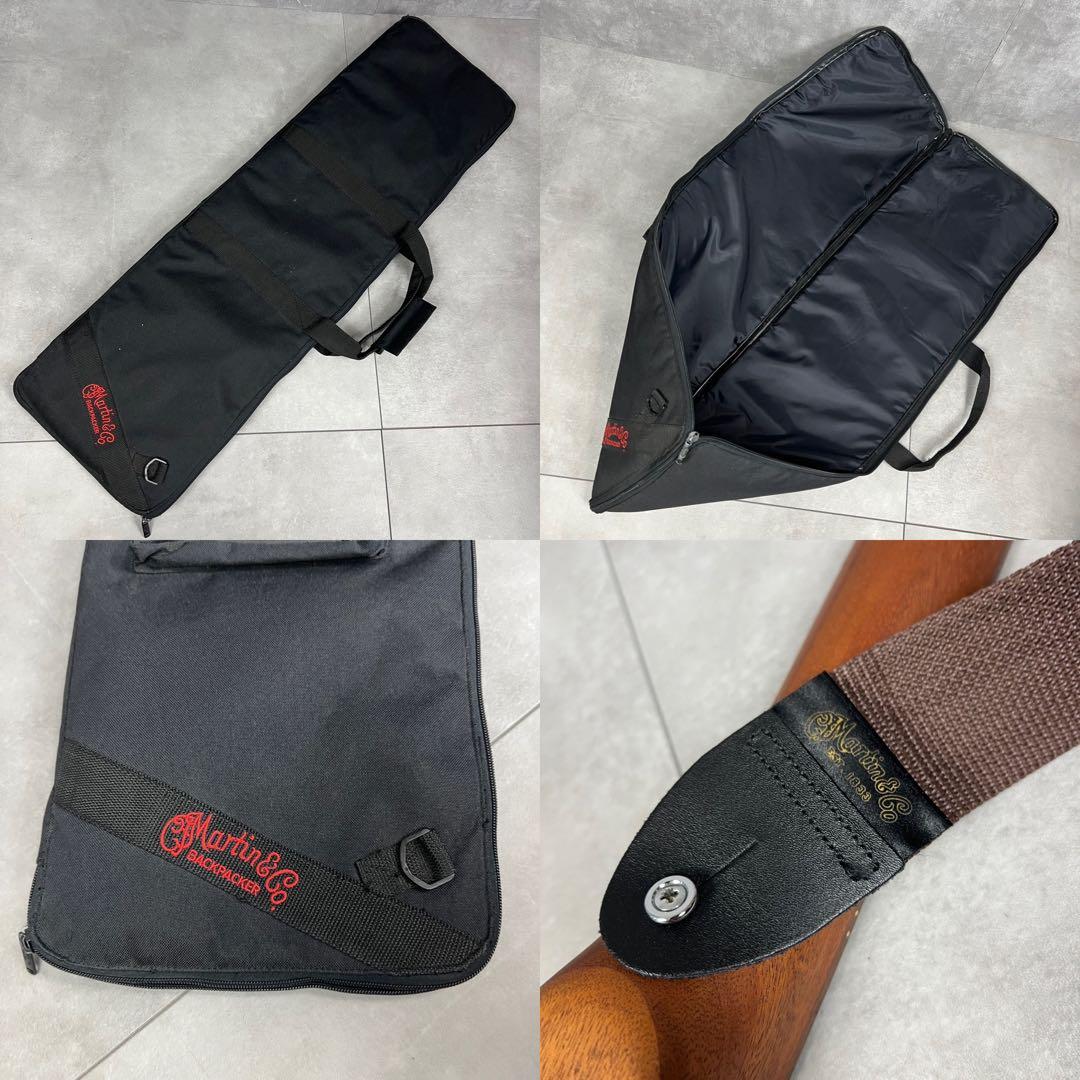 状態良好　マーチン　バックパッカーギター　トラベルギター　ストラップ　ケース