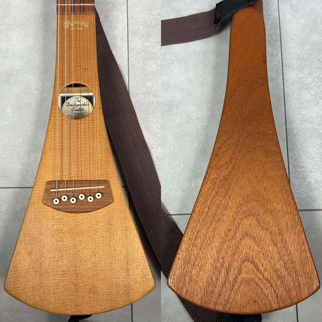 状態良好　マーチン　バックパッカーギター　トラベルギター　ストラップ　ケース
